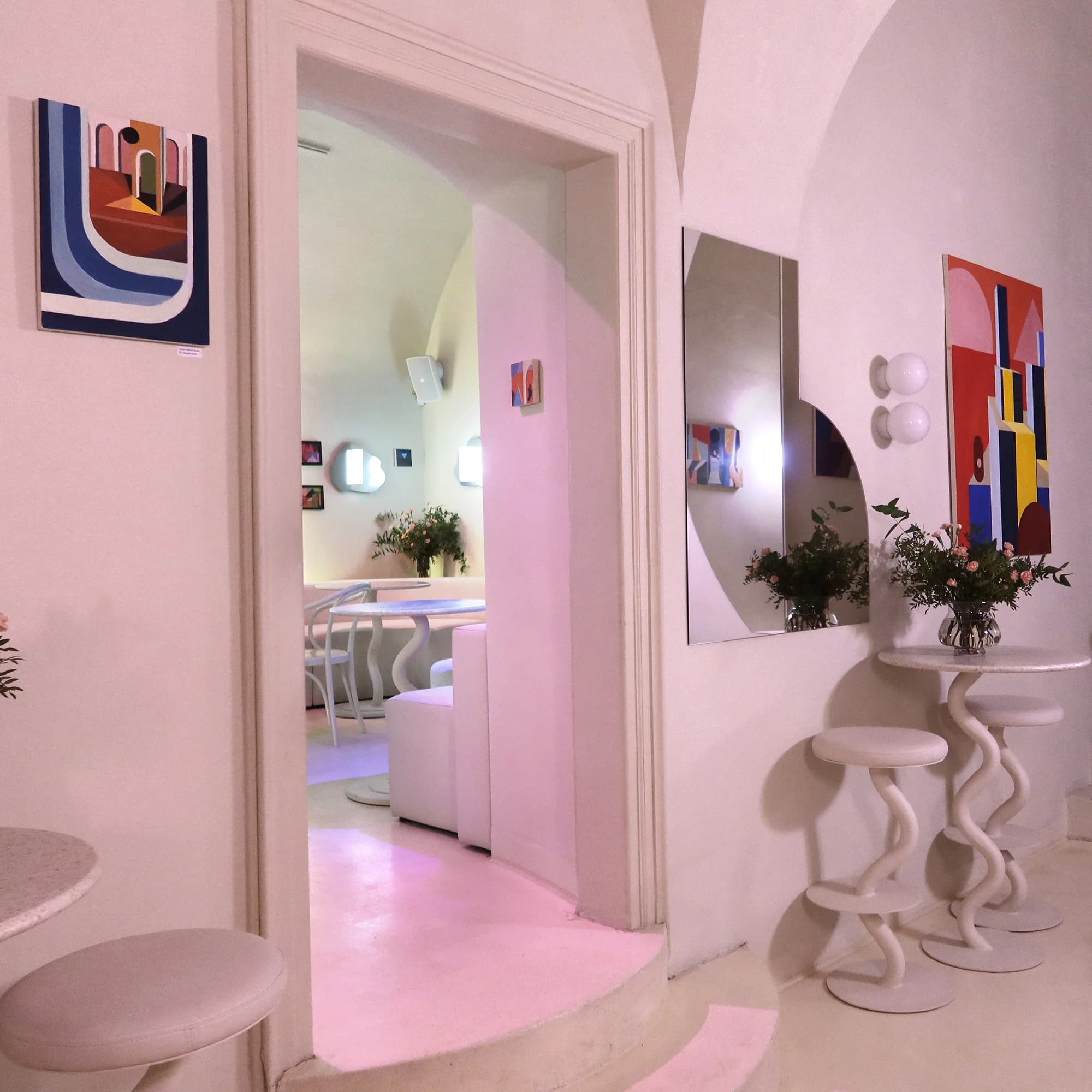 Installation view of “Gwiazda poranna” at Lastriko Kraków.
