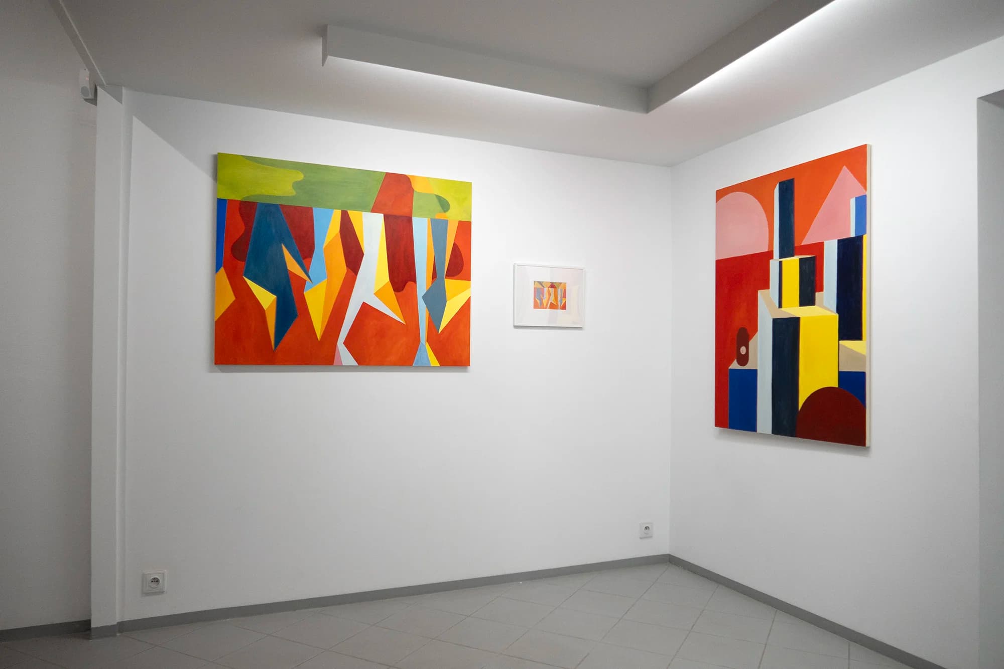 Installation view of “Miejsce, którego nie będzie” at Your Art Maison, Warszawa.