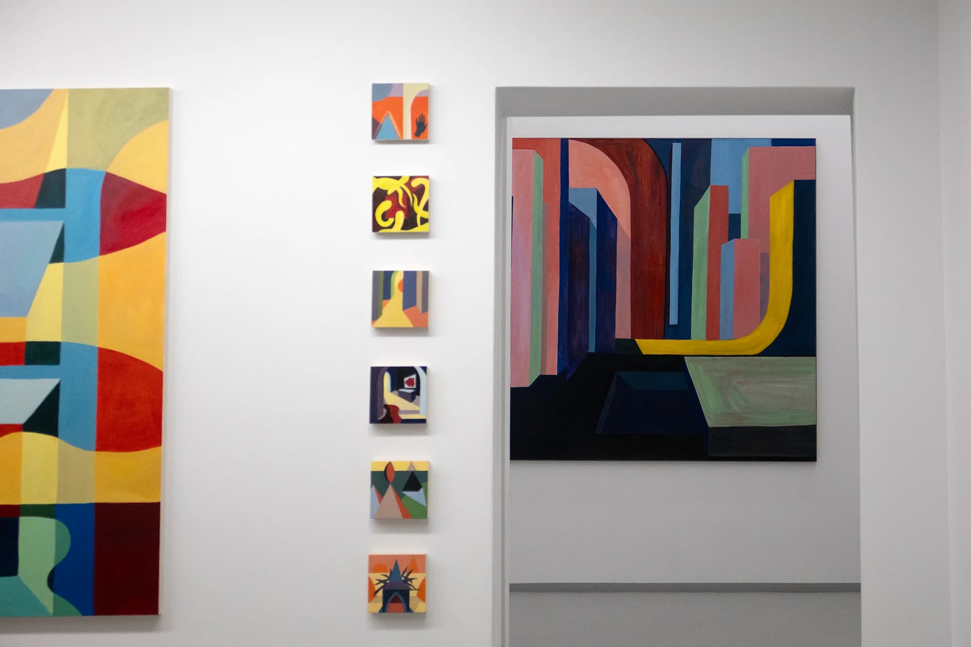 Installation view of “Miejsce, którego nie będzie” at Your Art Maison, Warszawa.