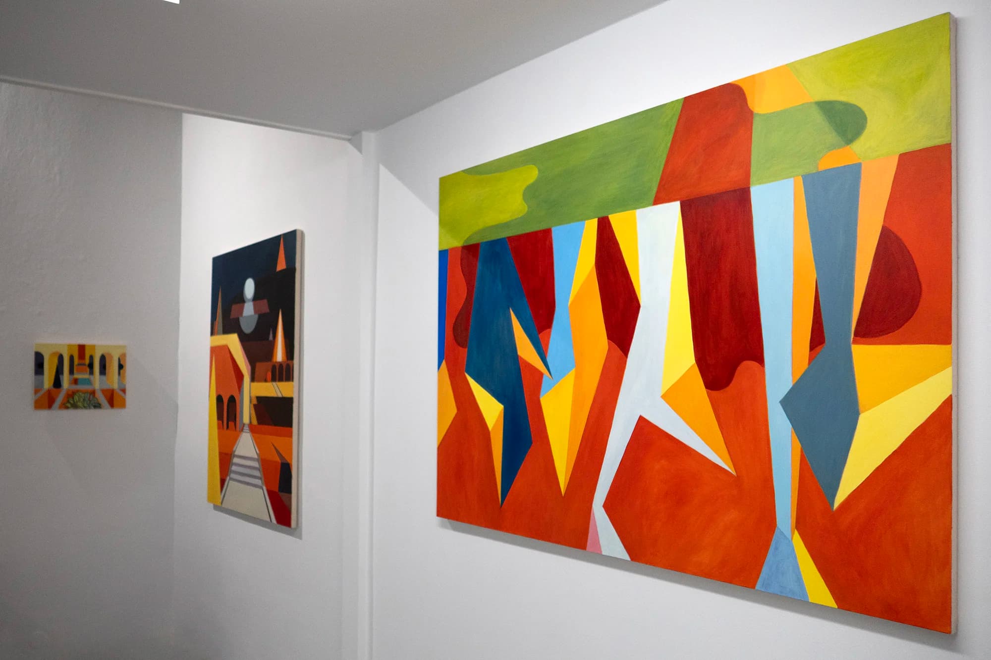 Installation view of “Miejsce, którego nie będzie” at Your Art Maison, Warszawa.
