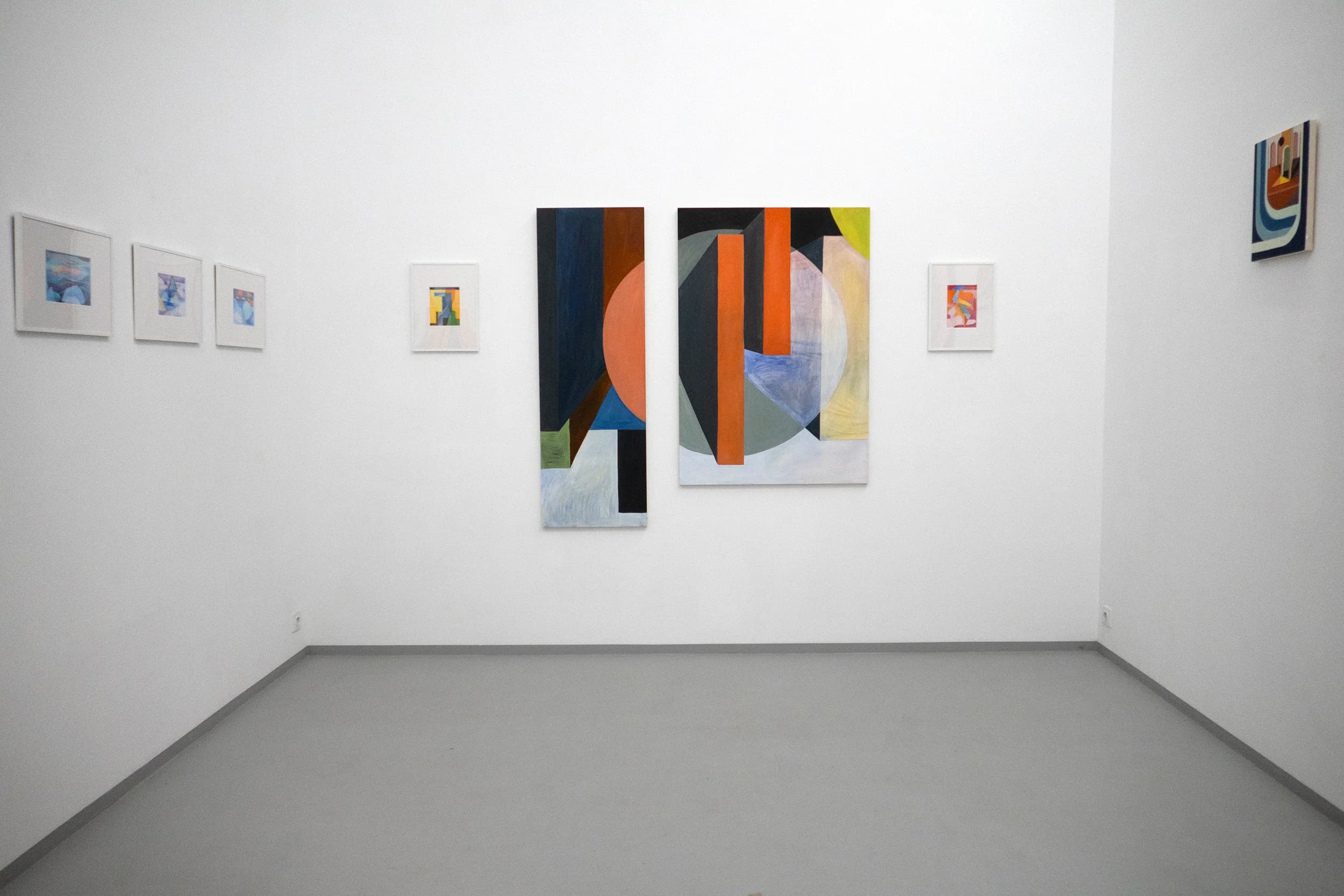 Installation view of “Miejsce, którego nie będzie” at Your Art Maison, Warszawa.