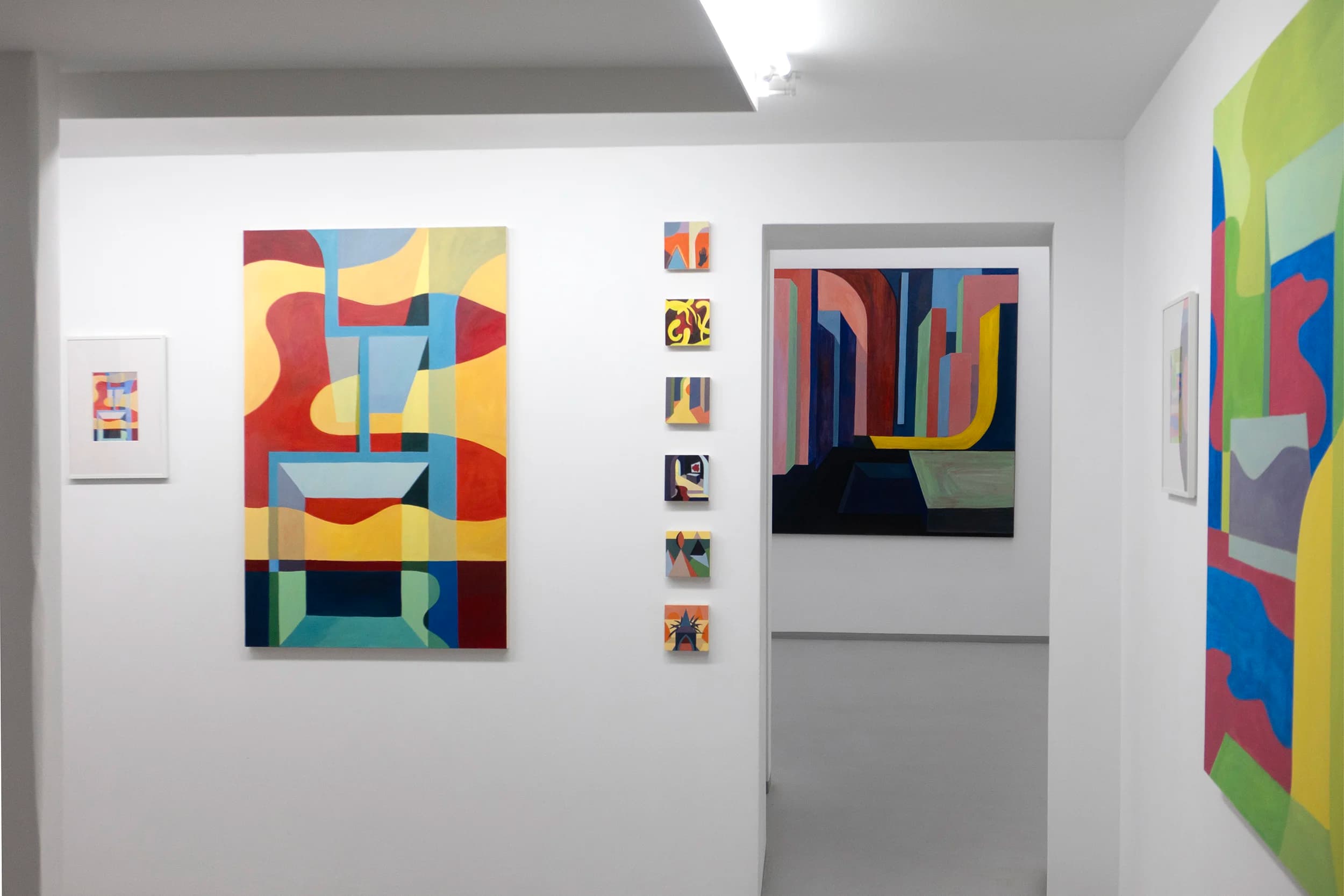 Installation view of “Miejsce, którego nie będzie” at Your Art Maison, Warszawa.