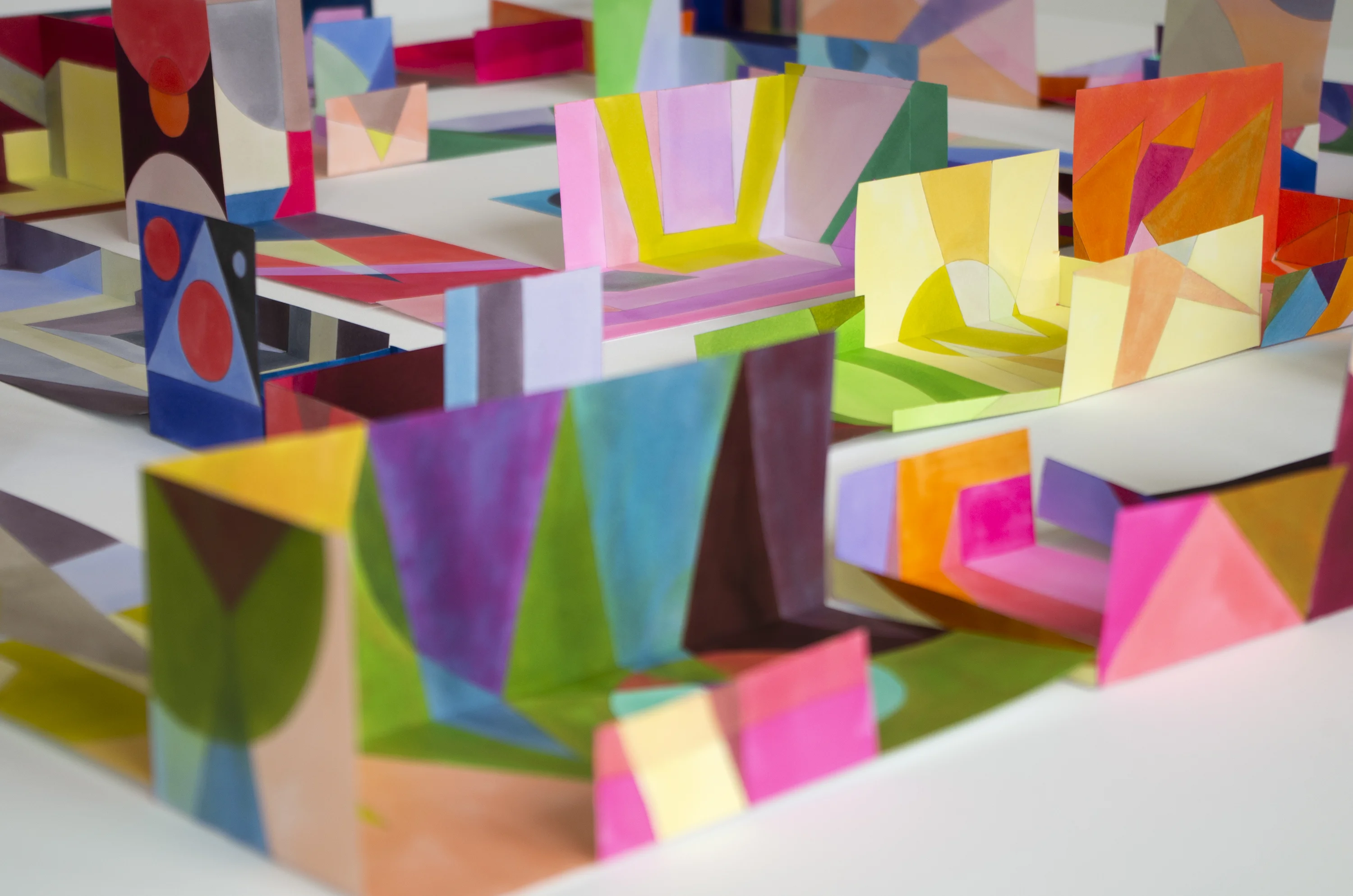 Photographic documentation of the Point of View spatial composition.